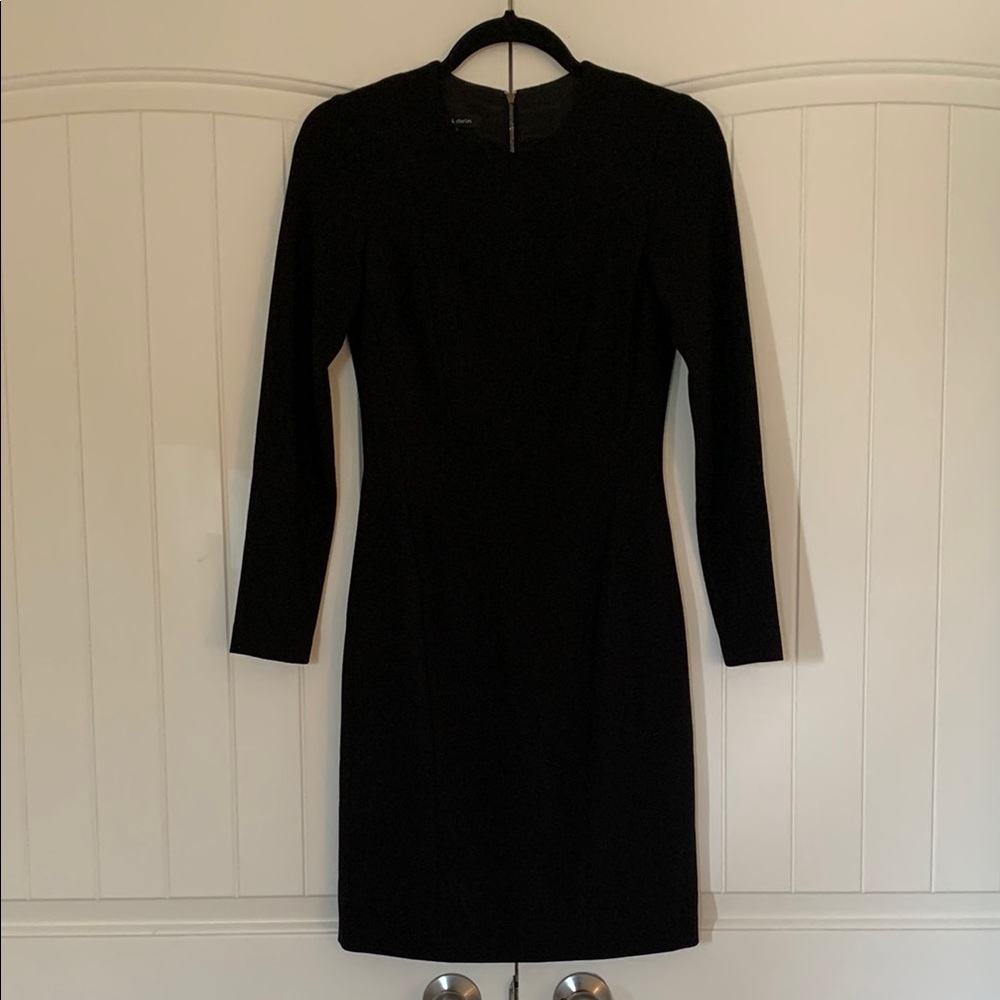 Elegant Black Long Sleeve Dress